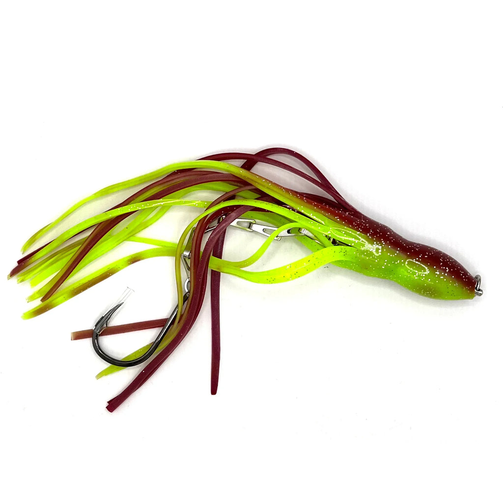 12" Hoochie Coochie Jig - Voltage Fishing | Striper Gear