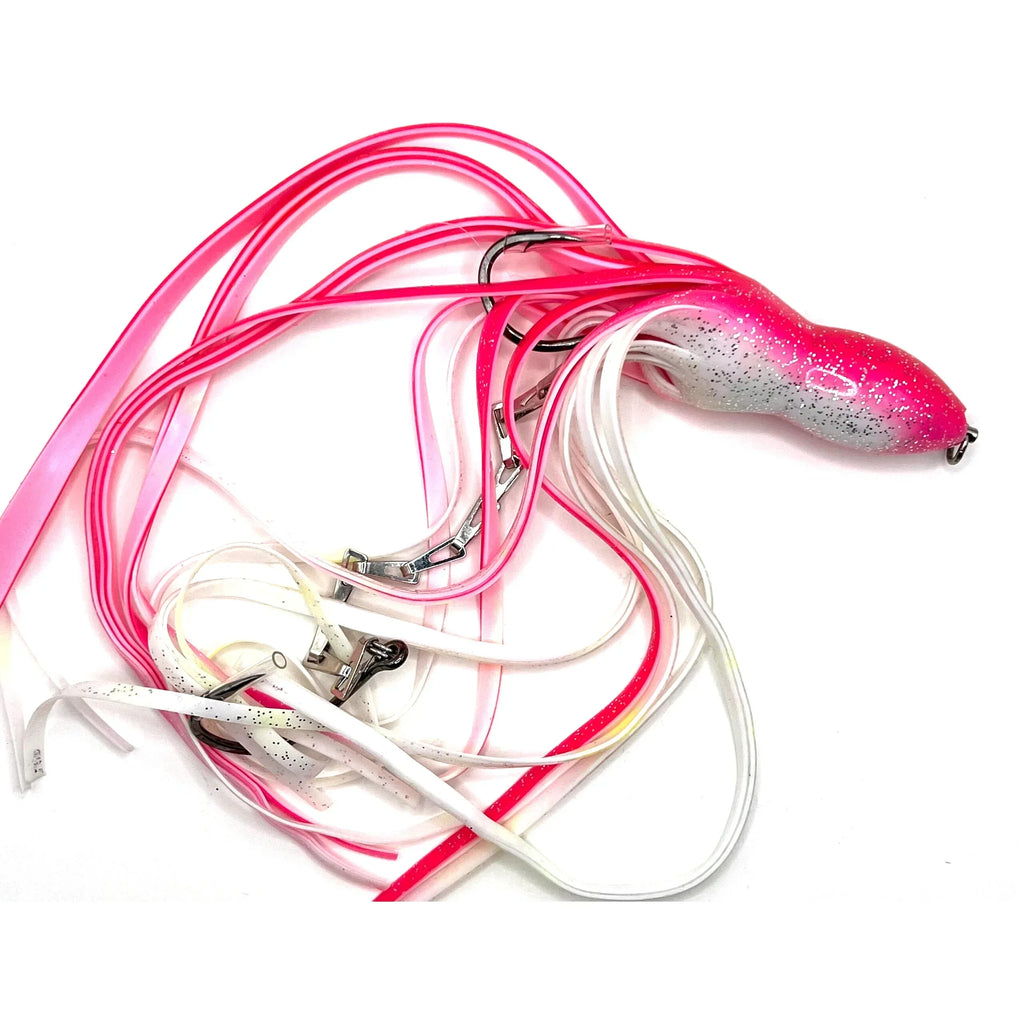 12" Hoochie Coochie Jig - Voltage Fishing | Striper Gear